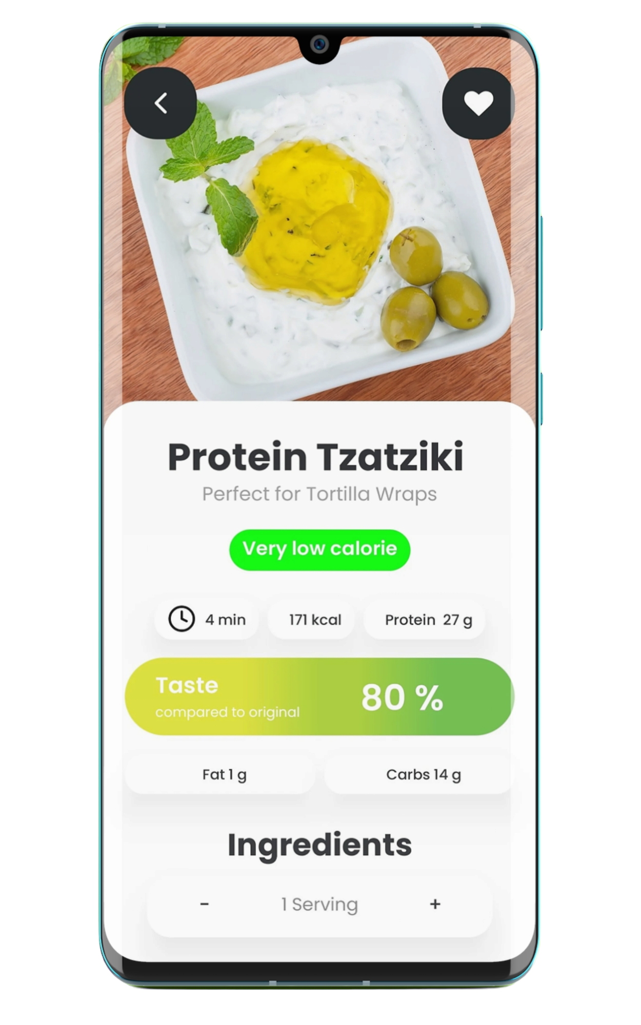 A phone displaying eaternative